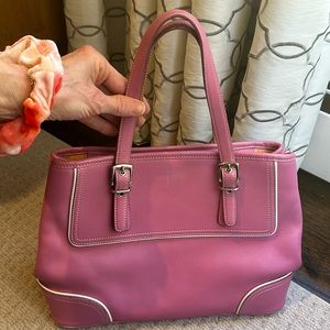 Coach pinkish purplish handbag